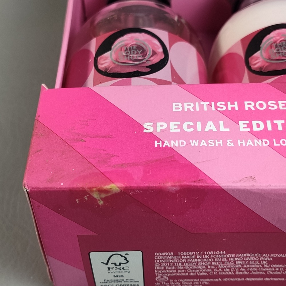 The Body Shop British Rose Hand Wash & Hand Lotion Special Edition Gift Set - Picture 7 of 8